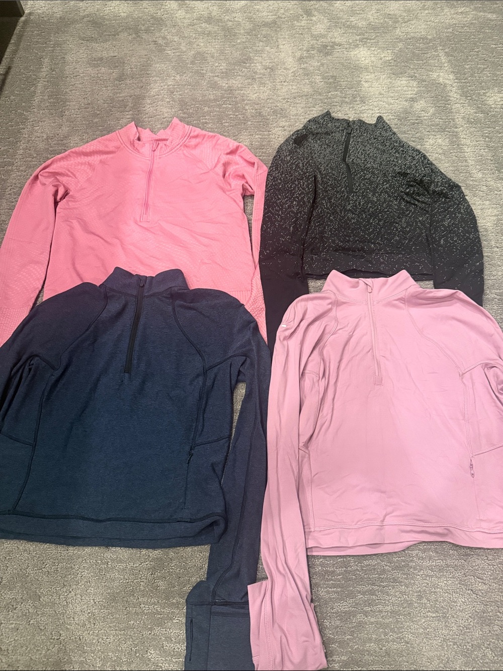 4 lululemon tops . Size 10 great condition